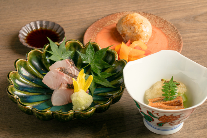 鶏と魚と野菜 Summy 旬菜三皿