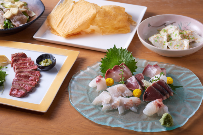 川越市、南大塚の和食居酒屋「のんびり」夜ご飯に海鮮と鉄板料理、日本酒がおすすめ