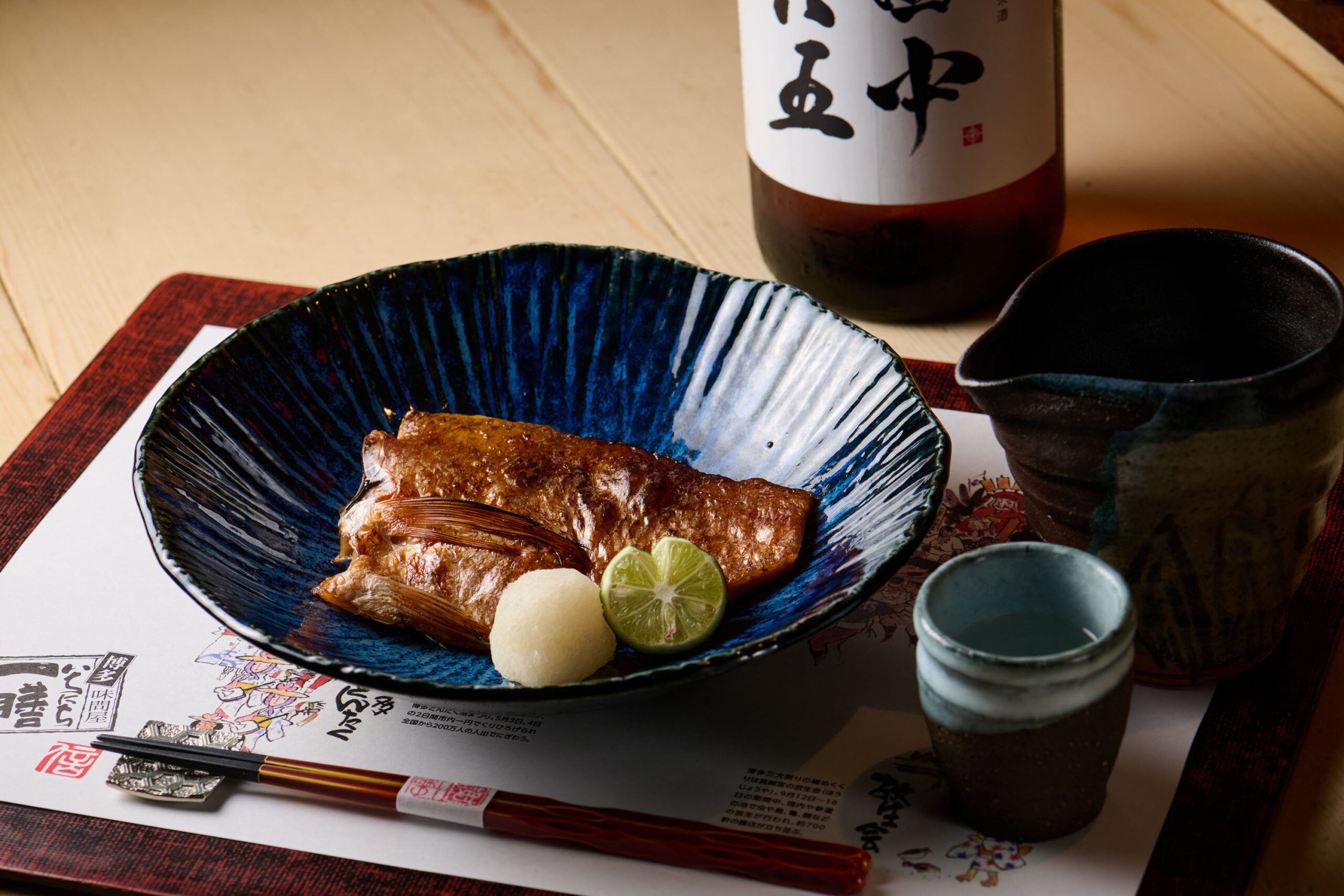 九州の市場で競り落とした食材を空輸で直送、上質で鮮度が高く美味しい郷土料理