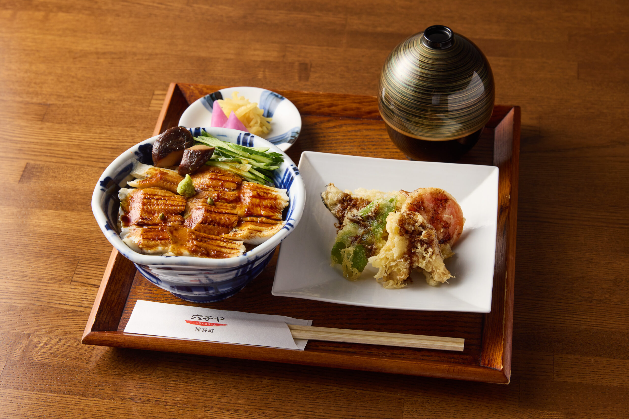 国産真穴子を用いた人気のランチ定食