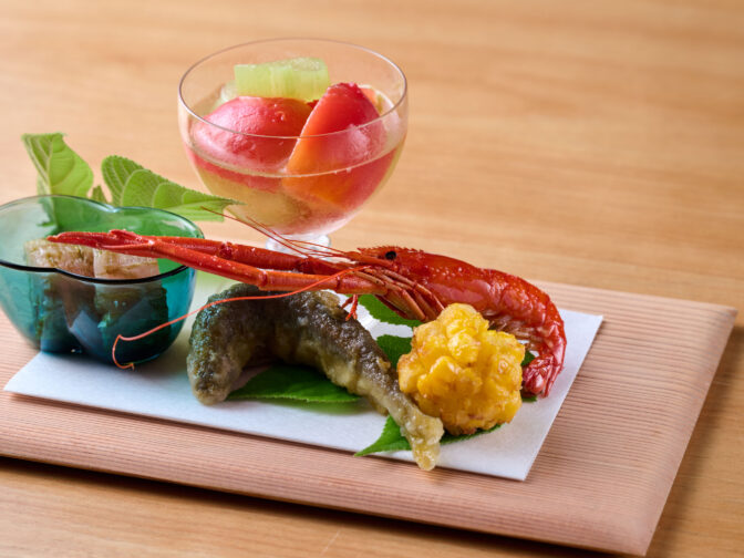 産地直送の旬の味覚を用いた美味しい日本料理