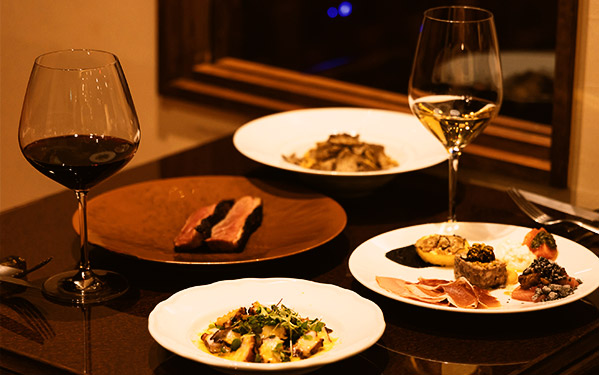 フレンチとイタリアンを融合させたオリジナリティ溢れる料理