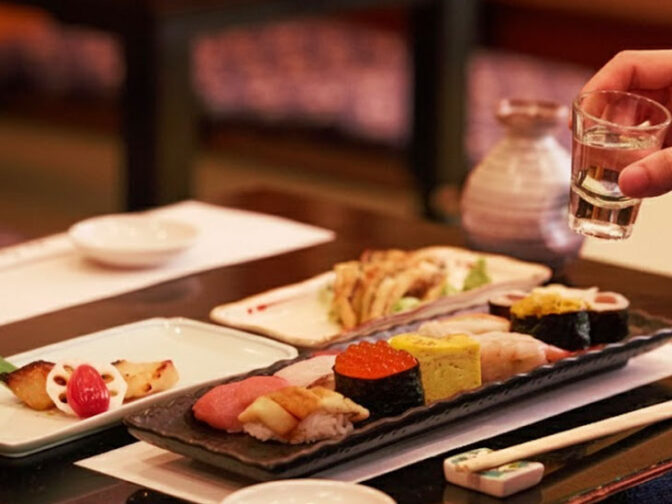 老舗の趣漂う人気の寿司屋