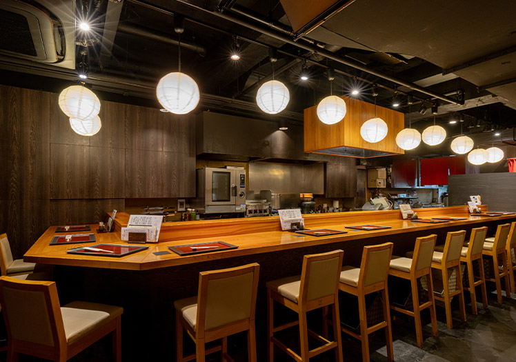 一人飲みやデートにおすすめのカウンター席