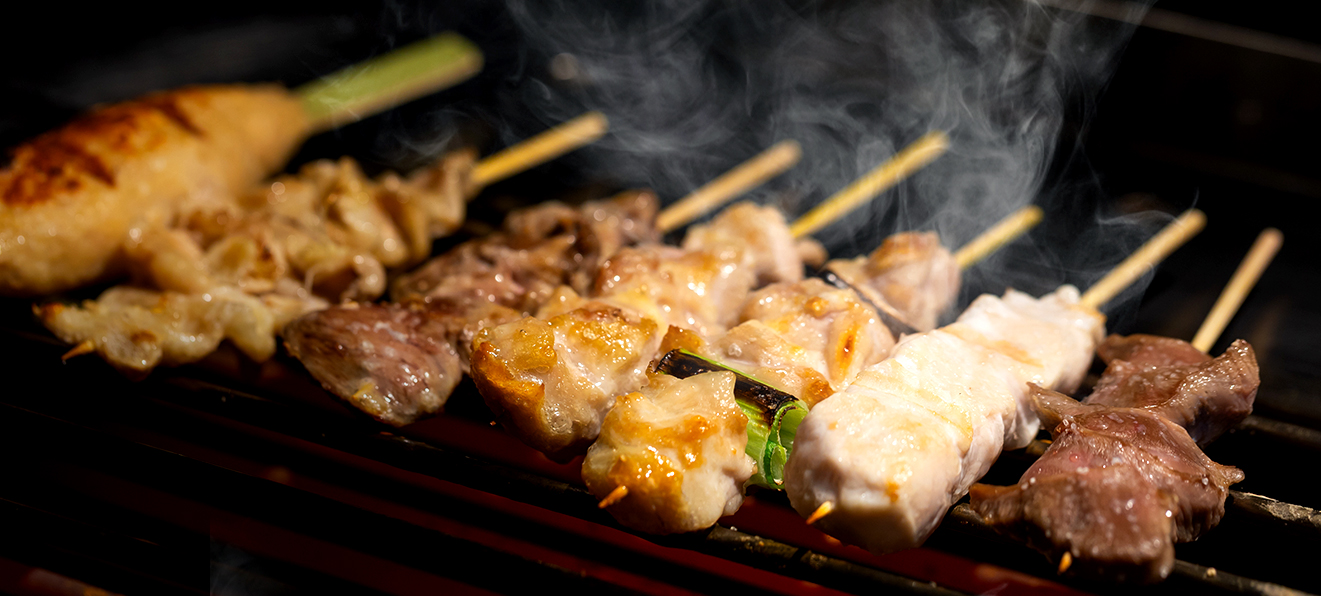 やわらかくジューシーな美味しい焼き鳥