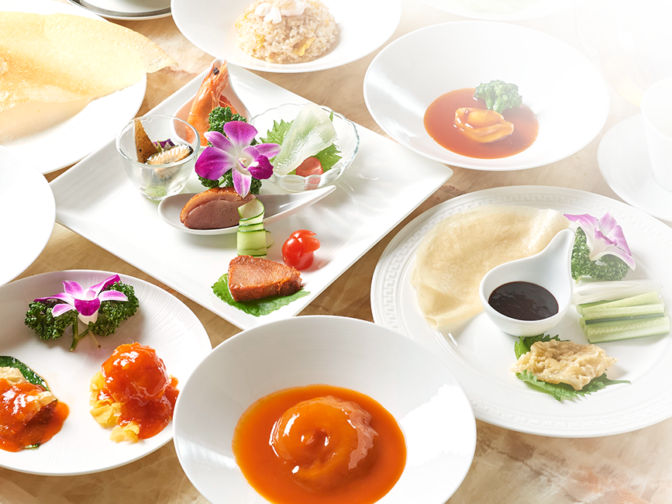 ふかひれ料理がメインのコース料理