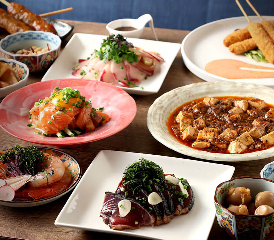 岡崎市・東岡崎駅周辺『創作中華酒場KANATA 東岡崎店』の口コミレポート。名物の3色麻婆豆腐や和牛料理などの創作中華がおすすめ!