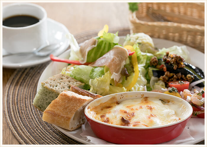 こだわりのランチメニュー