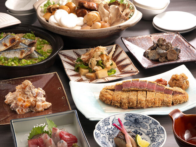 割烹料理と和洋折衷の創作料理がおすすめ