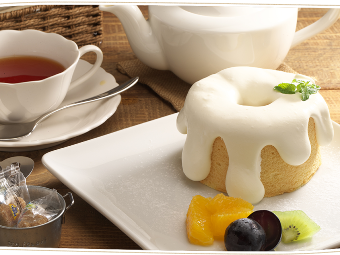 カフェタイムにおすすめの無添加シフォンケーキ