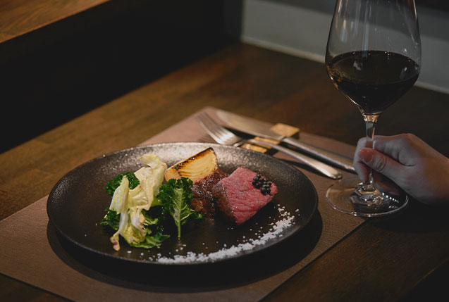 シンプルな中にも独創性を添えたイタリアン