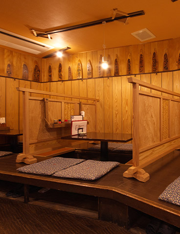 落ち着いた店内の雰囲気