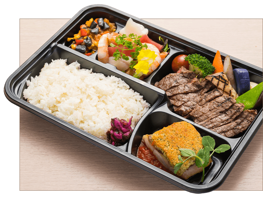 近江牛をたっぷり120g使用した近江牛弁当