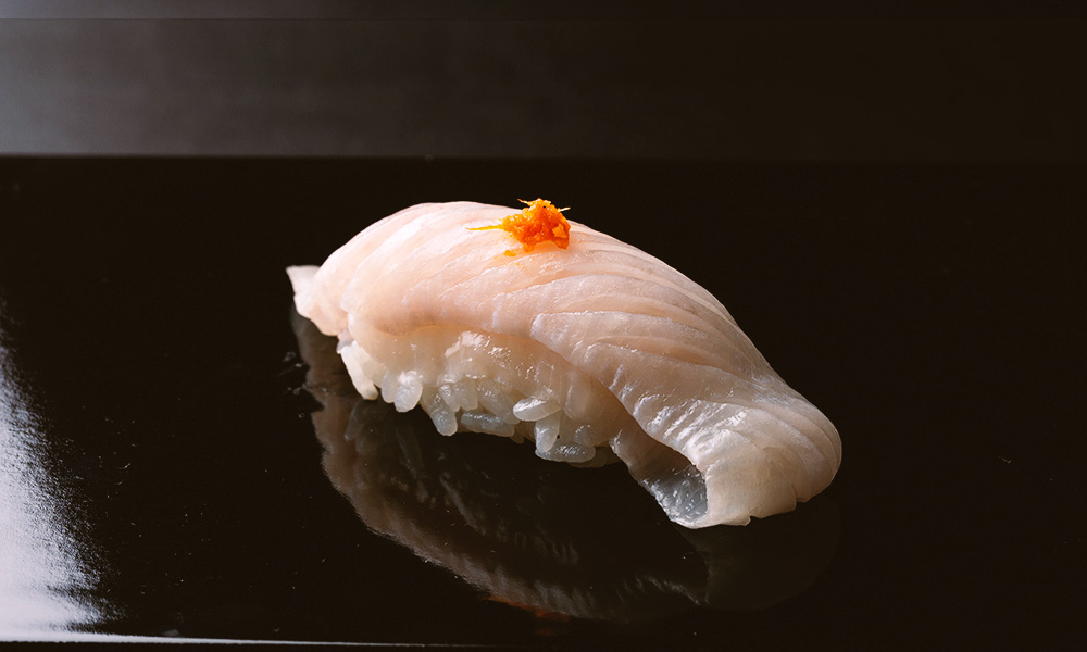 新鮮なネタが輝く、職人渾身の握り寿司