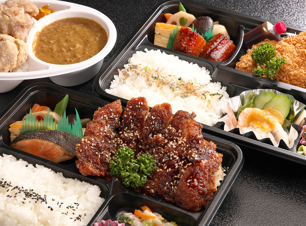 日常使いにおすすめのお弁当メニューも充実