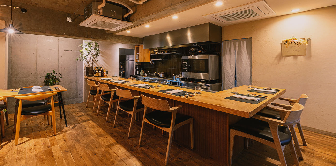 落ち着いたおしゃれな店内