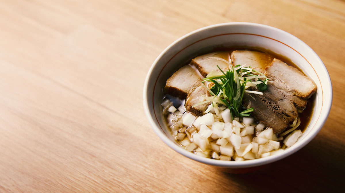 こだわりの詰まったチャーシュー麵は〆におすすめ