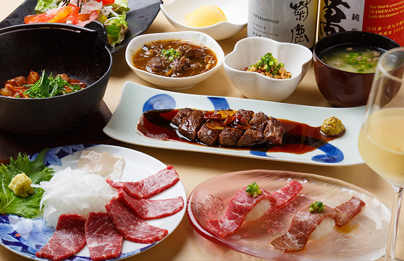熊本市・熊本駅『馬料理 天國本店』、花畑町電停『馬料理二代目天國』の口コミレポート。極上の馬刺しやヒレステーキ、熊本の地酒が人気の馬肉料理専門店