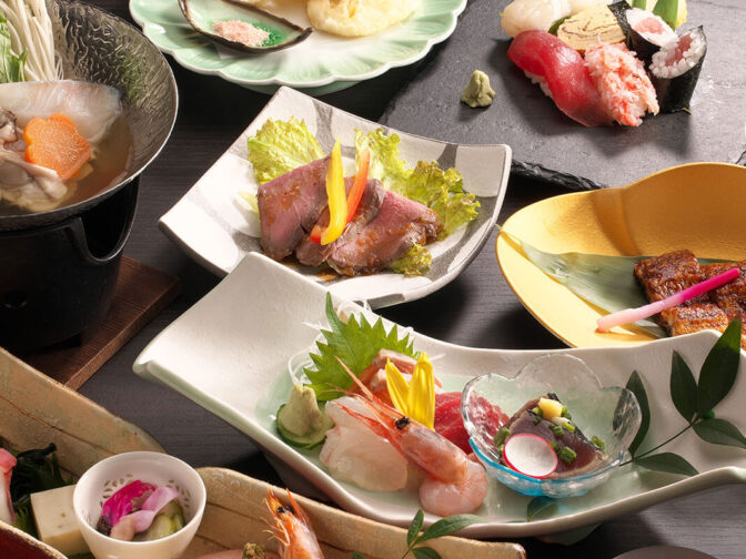 会席料理とうなぎ料理がおすすめの和食店