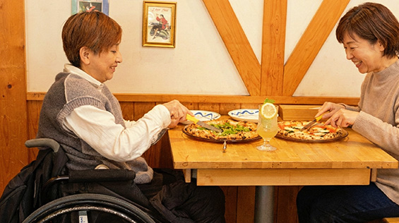 バリアフリー対応、お子様からご年配の方までおすすめ