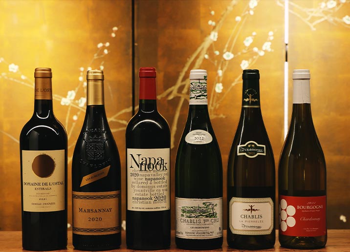 ワインを中心に、ドリンクのラインナップも豊富