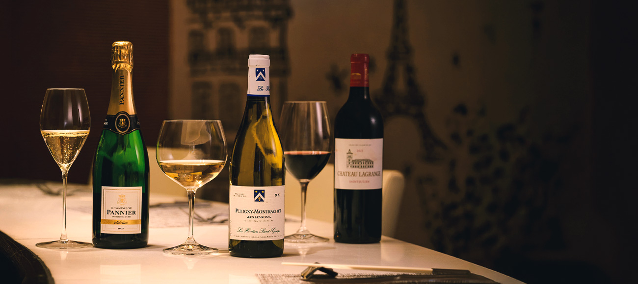 ソムリエが料理に合わせて提案するワインペアリング