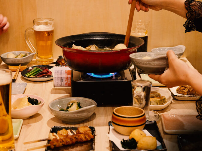 きりたんぽ鍋と炭火焼料理がおすすめの和食処