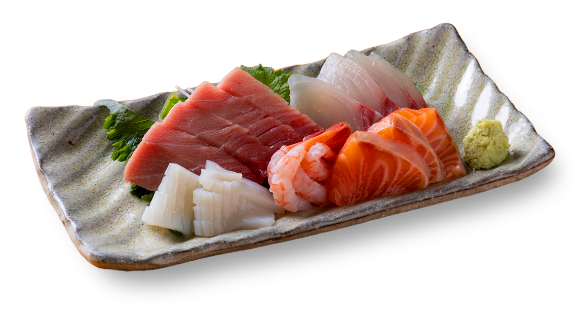 その日に水揚げされたばかりの鮮度抜群な刺身盛り合わせがおすすめ