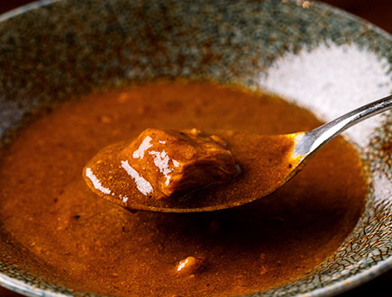 〆には、近江牛を使った特製カレーを満喫