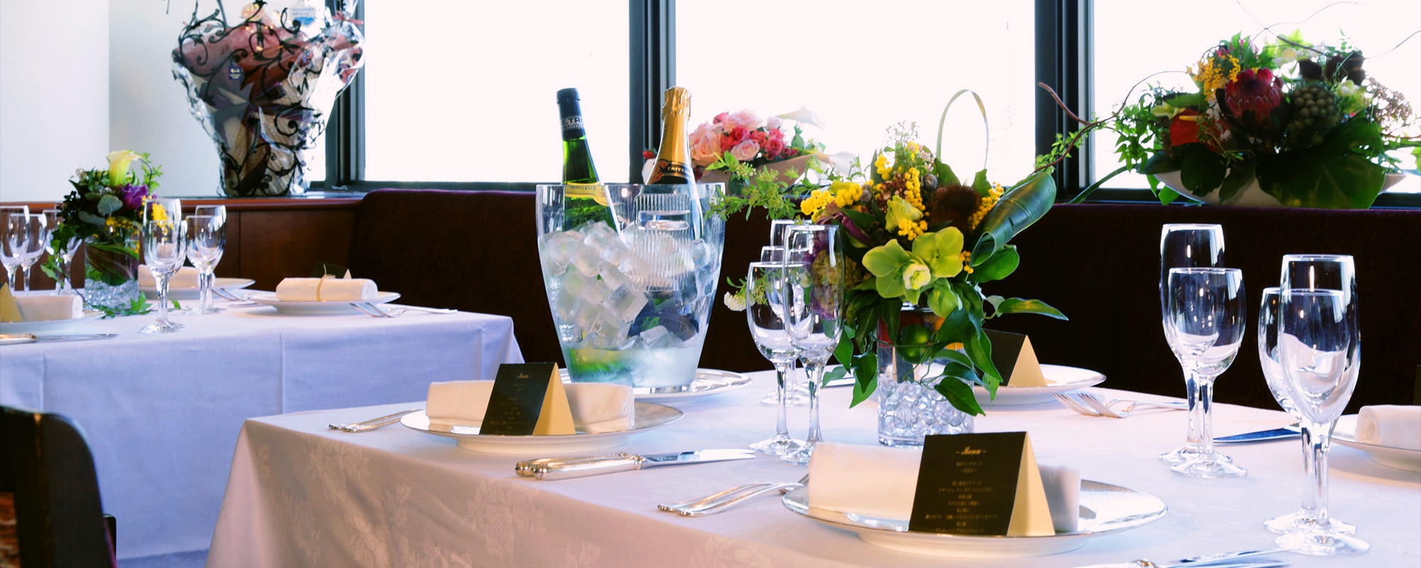 眺めの良いレストラン、夜景が評判