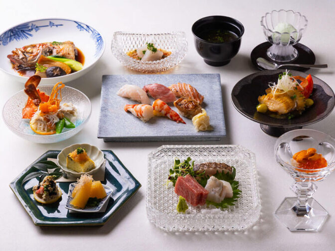 高級寿司会席料理が記念日や接待、顔合わせ、お食い初め、法事のランチ・ディナーに人気