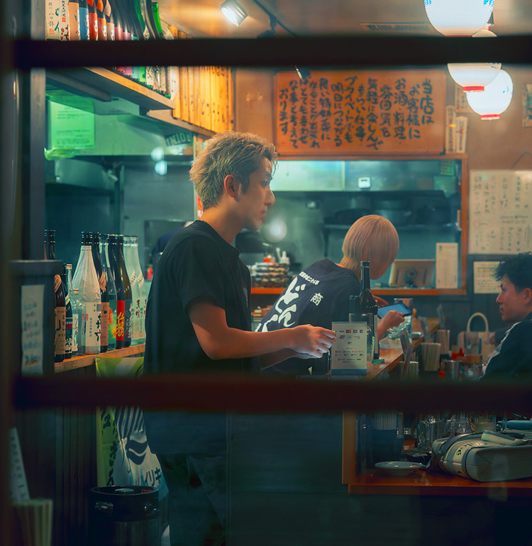 スタッフとの距離が近いアットホームな空間