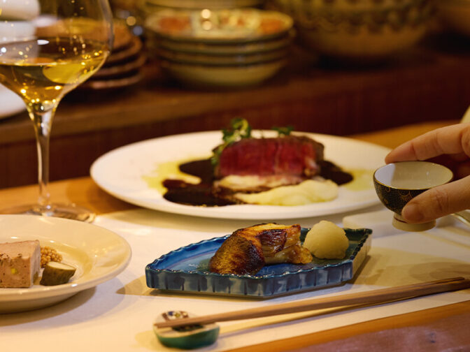 世田谷・豪徳寺駅近く『和とフレンチきまかせ』の口コミレポート。和食とフレンチを自由な組み合わせで楽しめる、カウンター7席の人気隠れ家レストラン