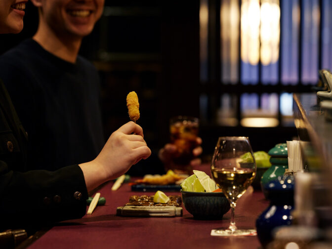 接待や記念日におすすめの串揚げ専門店