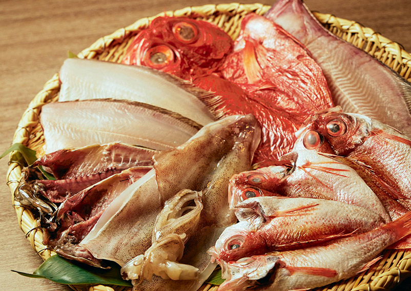 ふっくらと丁寧に仕上げられた、ギフト用にも人気の干物