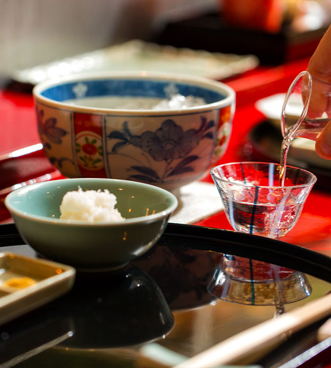 会席料理のように楽しめる天ぷらコース