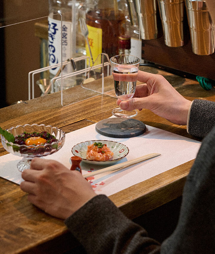 福島市・福島駅近く『美酒佳肴 小料理 伝衛門』の口コミレポート。地酒や会津産馬刺し、郷土料理を楽しめる和食居酒屋