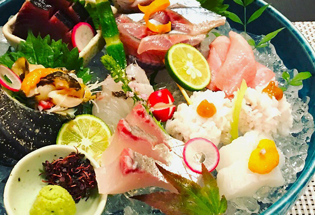 熟成魚の刺身が人気