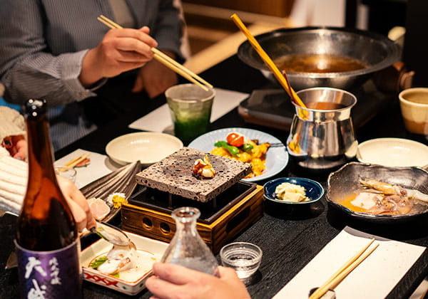 コース料理が人気