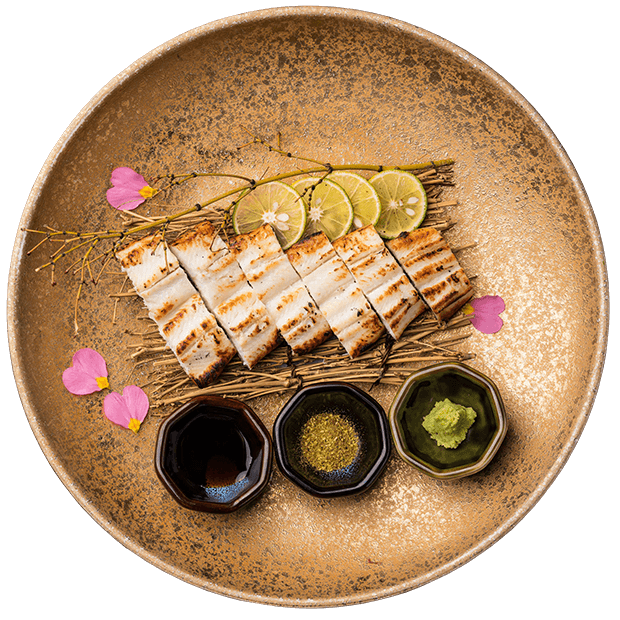 伝助穴子白焼きが人気