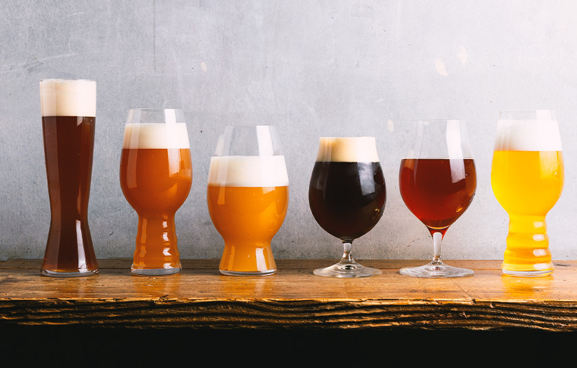 フレッシュな自社製クラフトビールを満喫