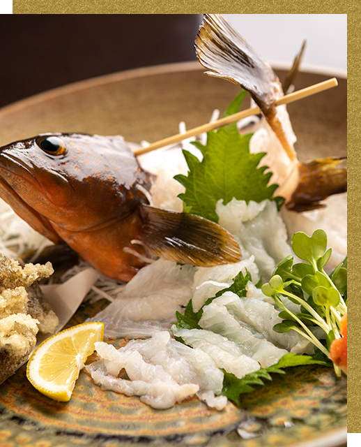 釣った魚を豪華な舟盛りなど多彩な料理へ調理するサービスが人気