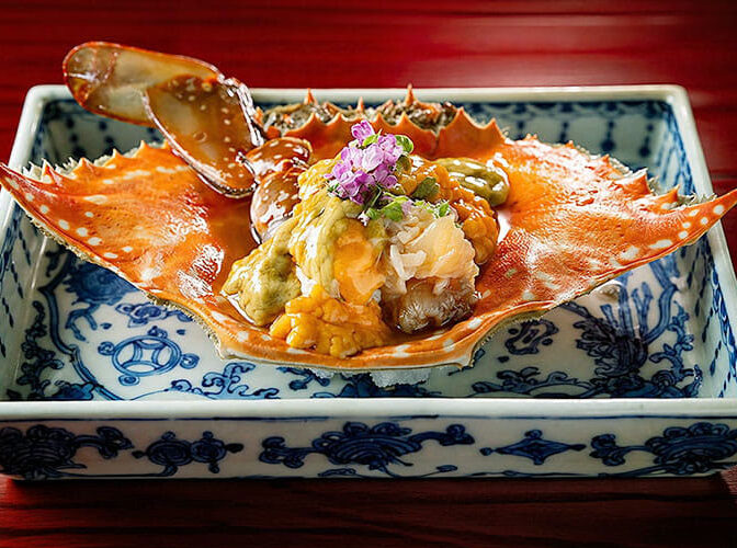 蟹料理とスッポン料理がおすすめの和食店