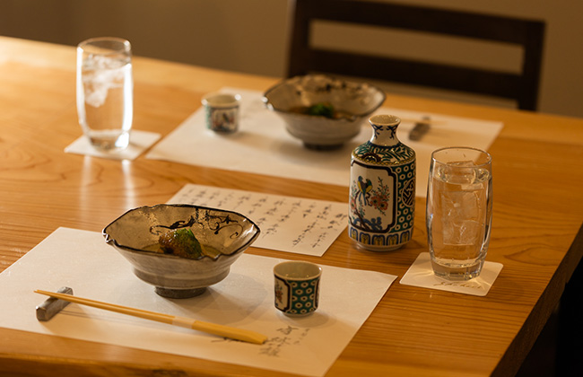別府市・別府駅近く『季節の色 shuhari』の口コミレポート。高級旅館で培った確かな技と独創的な感性が光る、旬を楽しむ創作日本料理のおまかせコースが人気