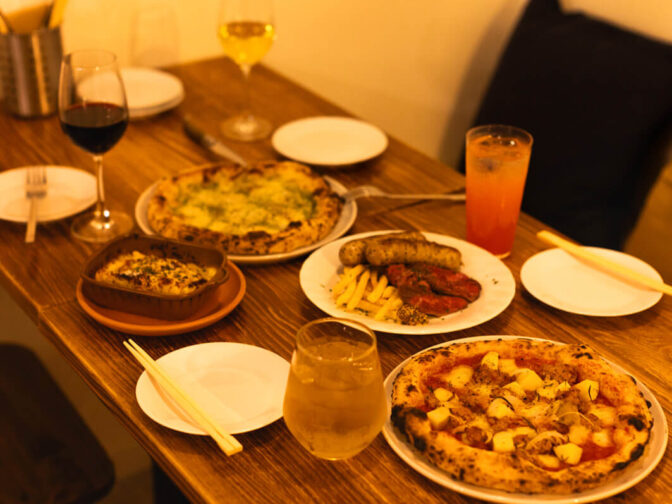 ナポリピザと豊富なイタリア料理が揃うイタリアンレストラン