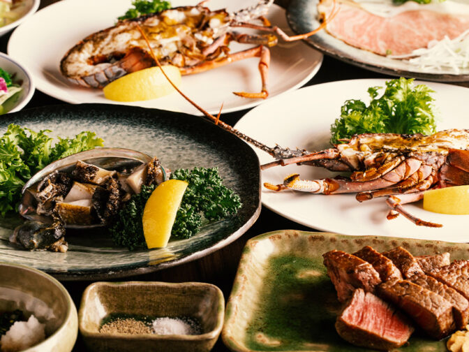 美味しいお肉と海鮮を堪能できる老舗鉄板焼き店