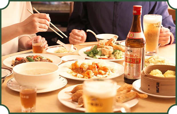 宴会や会食、お祝いにコース料理がおすすめ