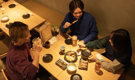 飲み会や宴会にはコース料理がおすすめ