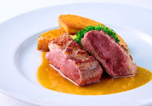 本格的なフランス料理を堪能