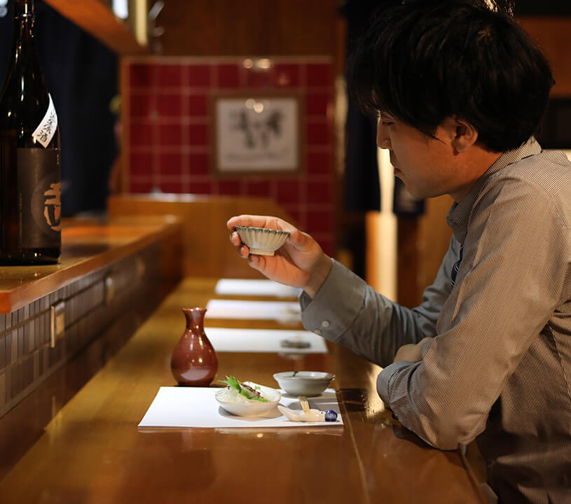 名古屋市・今池駅、池下駅周辺の居酒屋『酒と肴 もり』の口コミレポート。出汁の効いた和食と日本酒ソムリエ厳選の日本酒との絶妙なペアリングが人気